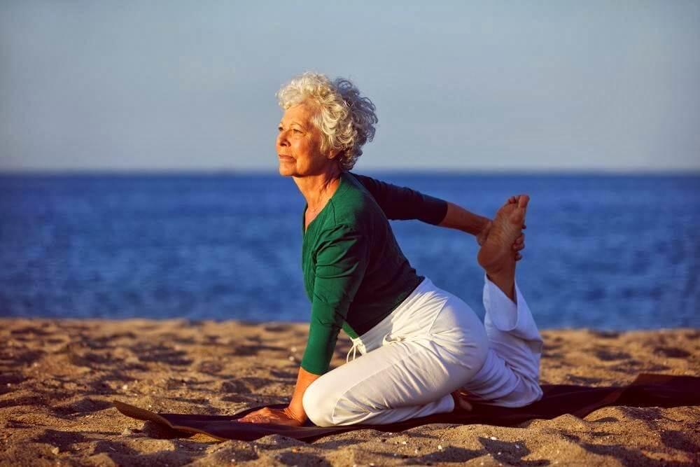 Senior Running and Yoga