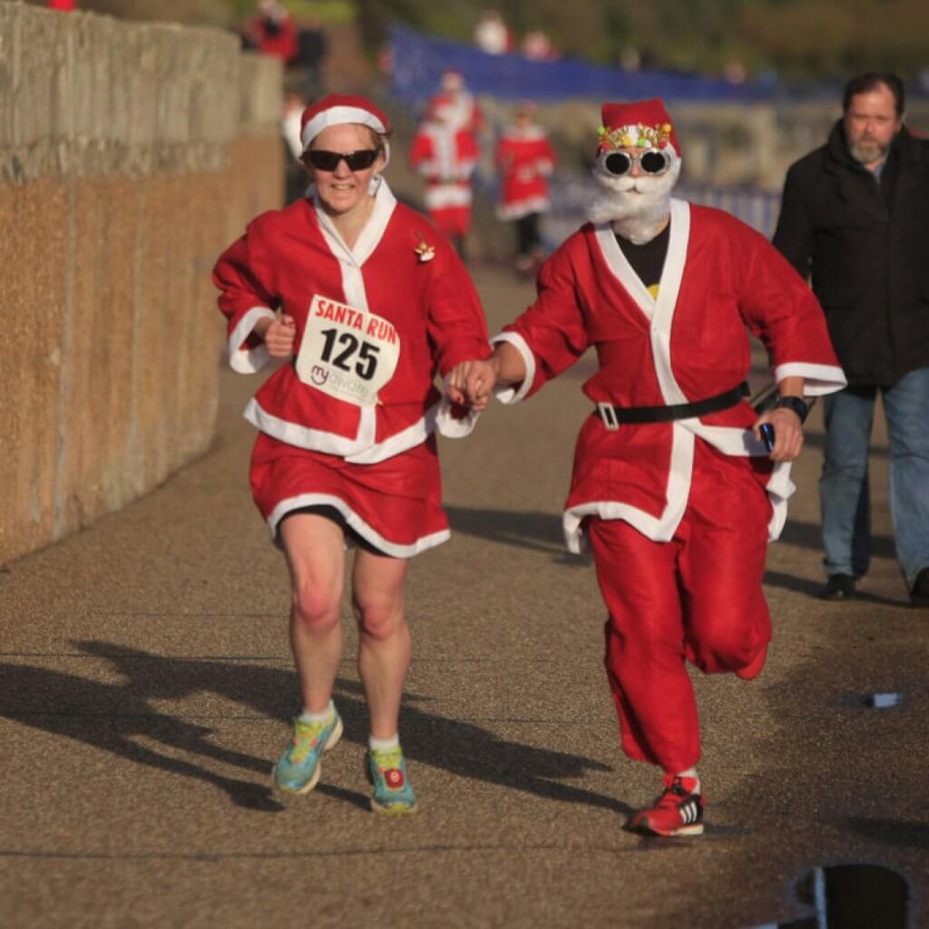 Santa fun run