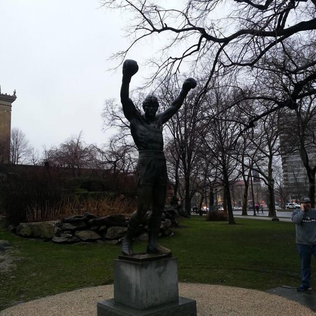 Rocky Statue