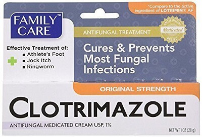 Family Care athlete foot treatment cream