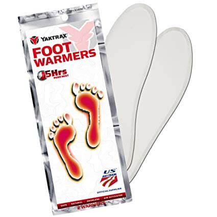 Yaktrax feet warmers
