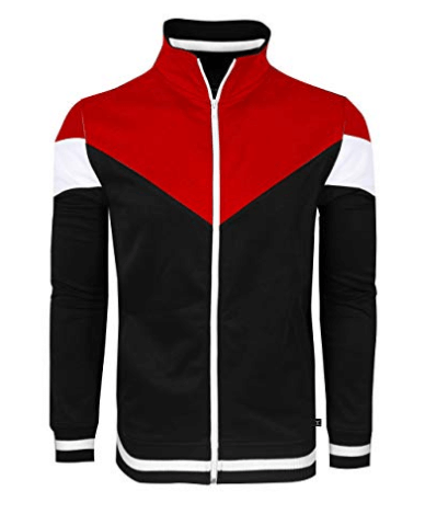 Screenshotbrand Mens Hip Hop Premium Slim Track Jacket