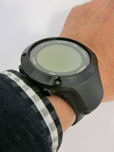 Suunto Ambita3 Peak on a wrist