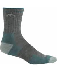 Darn Tough Vermont Merino Wool Micro blue and grey