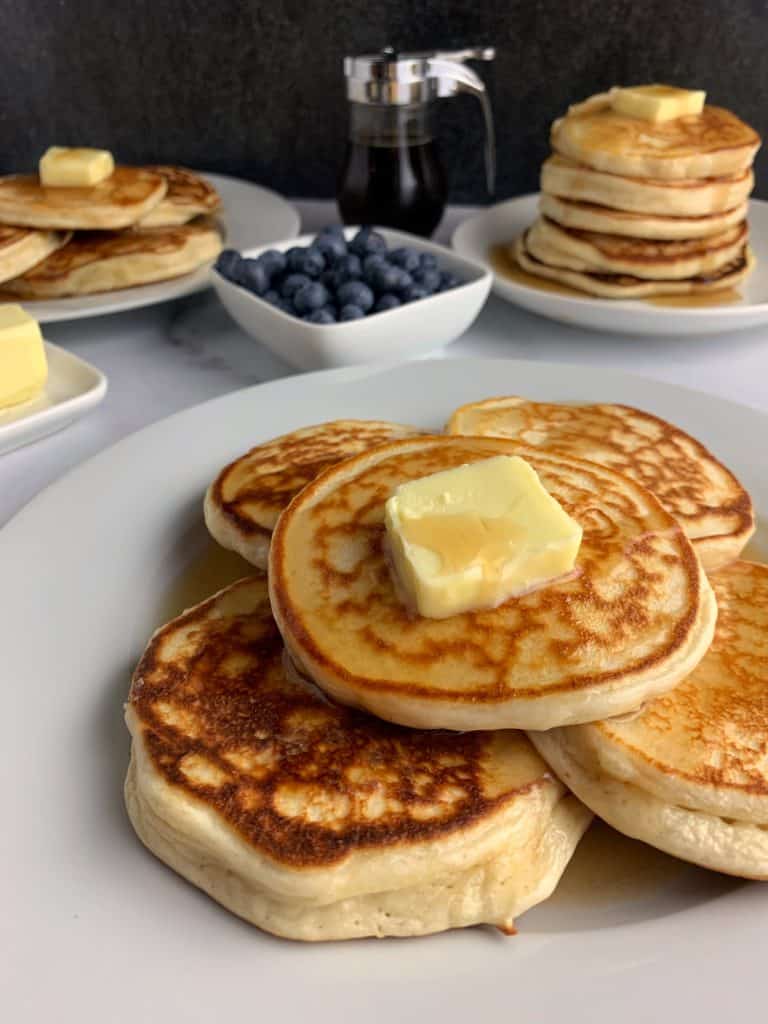 Protein powder pancakes