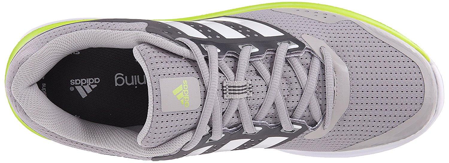 Air mesh fabric on the Adidas Duramo 7's upper provides excellent lightweight breathability.
