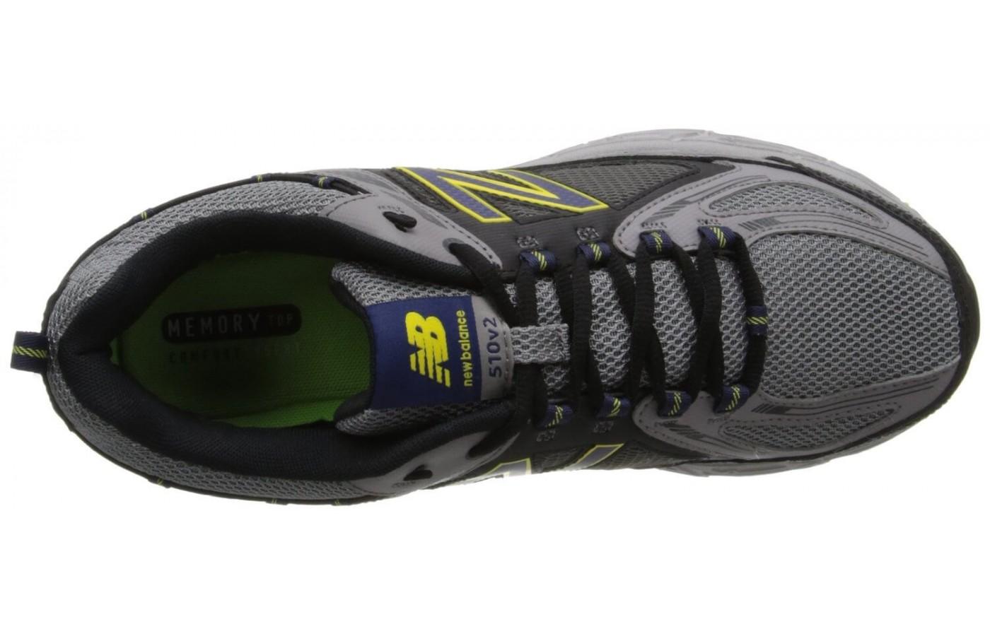 The New Balance MT510 has a PU sock liner to provide a tight fit.