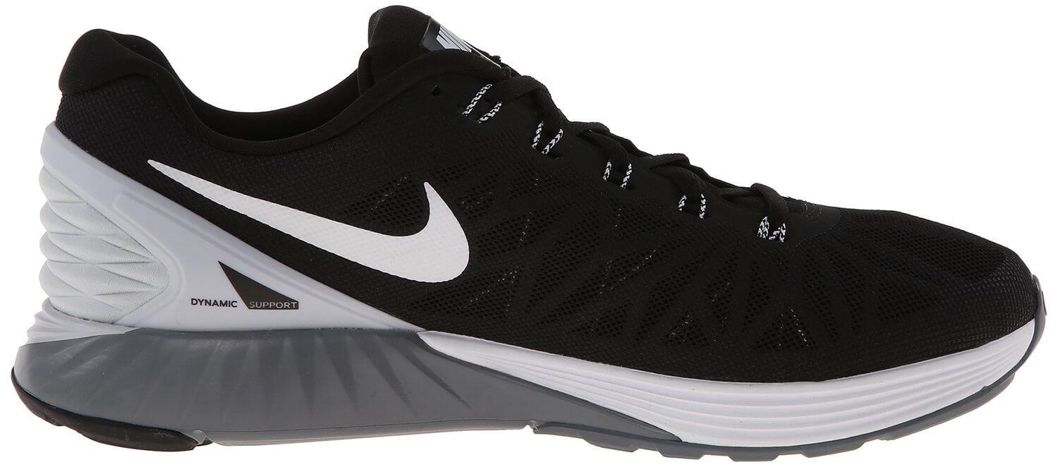 the Nike LunarGlide 6 features Nike's signature stylish design and is made of high-quality materials