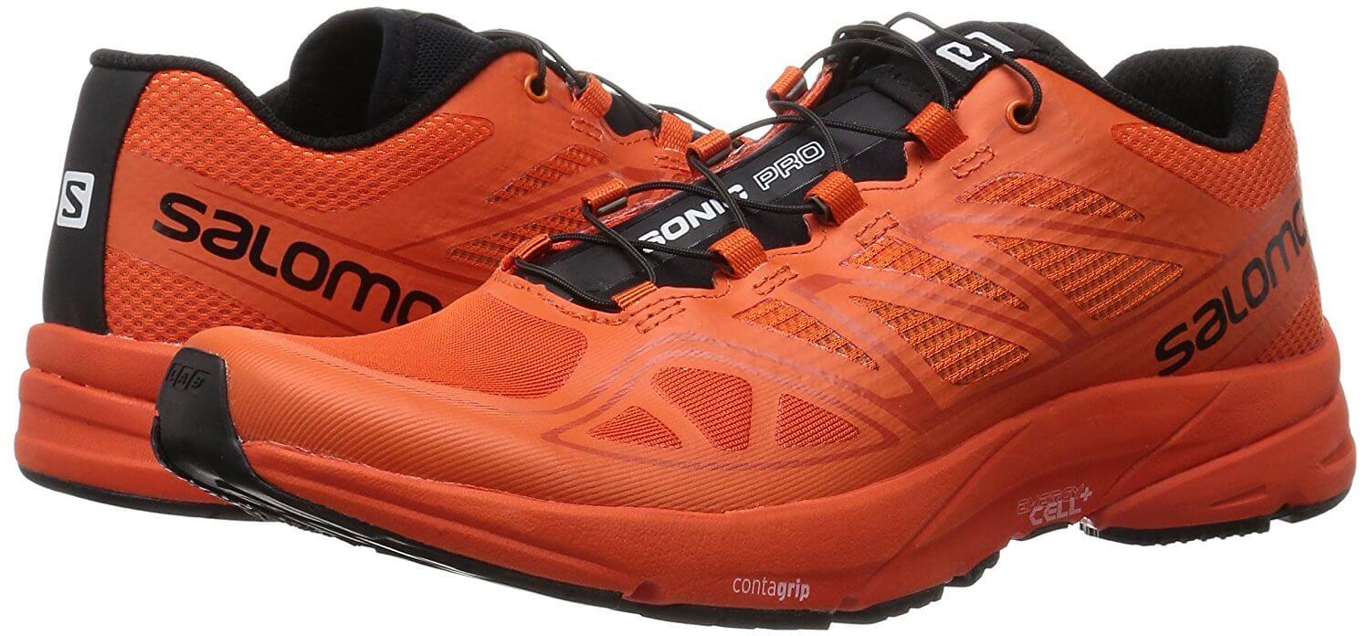 a pair of Salomon Sonic Pros are comfortable, lightweight, and made for high performance runs