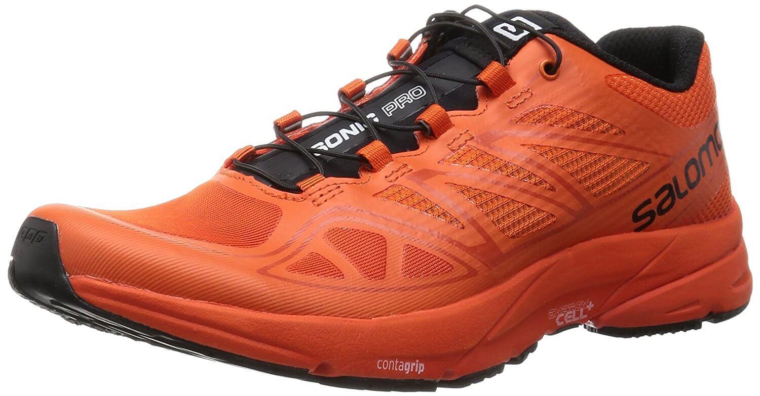the Salomon Sonic Pro is a highly breathable, lightweight running shoe that experienced runners will appreciate