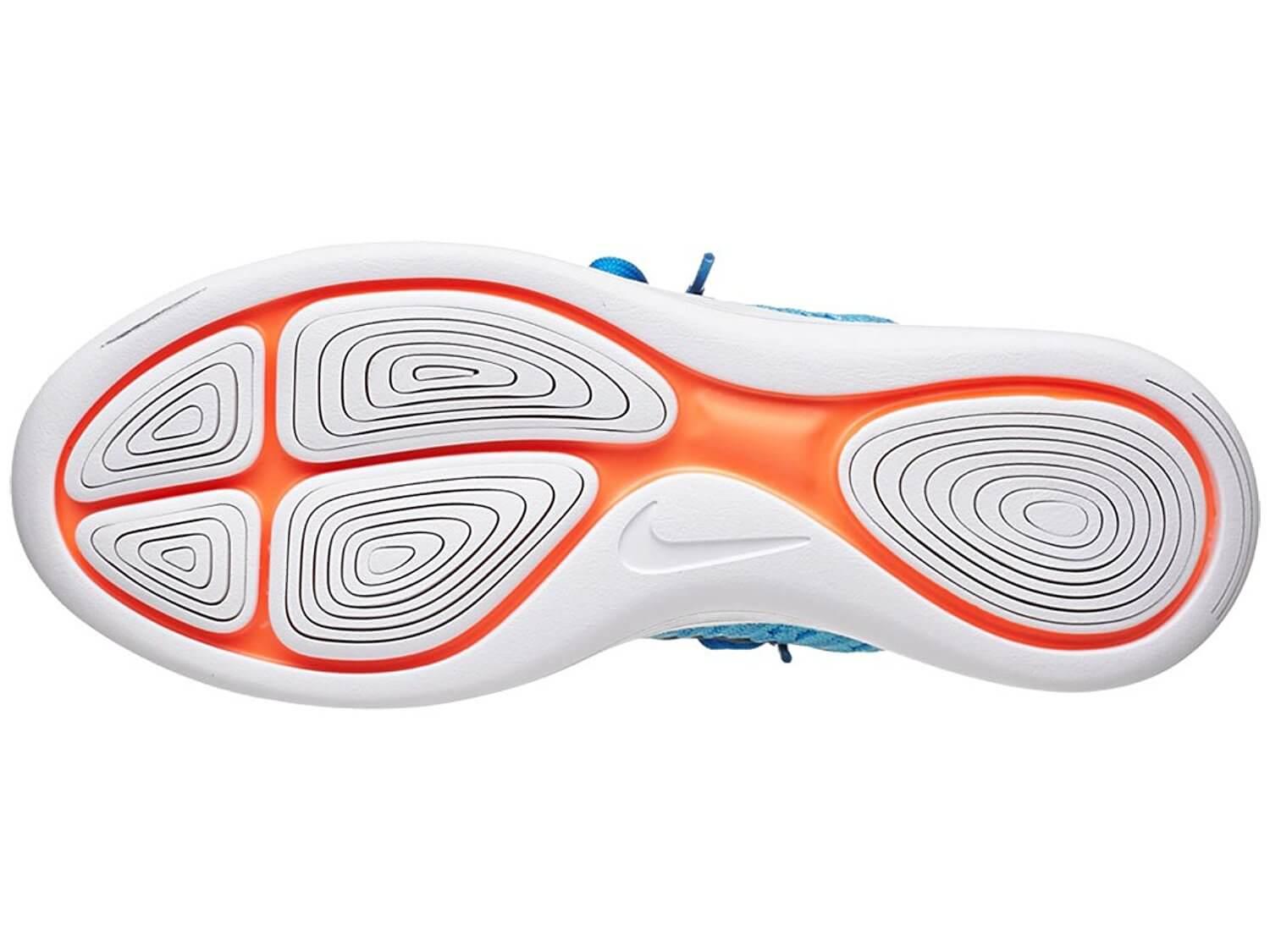 Laser cutting technology was used to construct the Nike LunarEpic Flyknit's outsole.