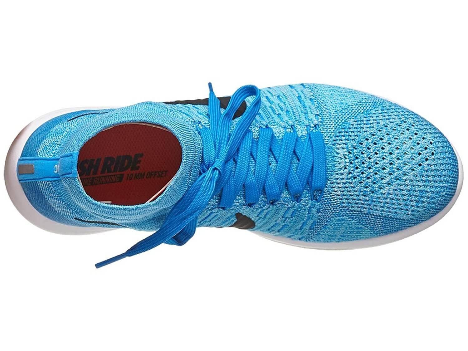 The upper portion of the Nike LunarEpic Flyknit can be ordered with a low cut or mid cut.