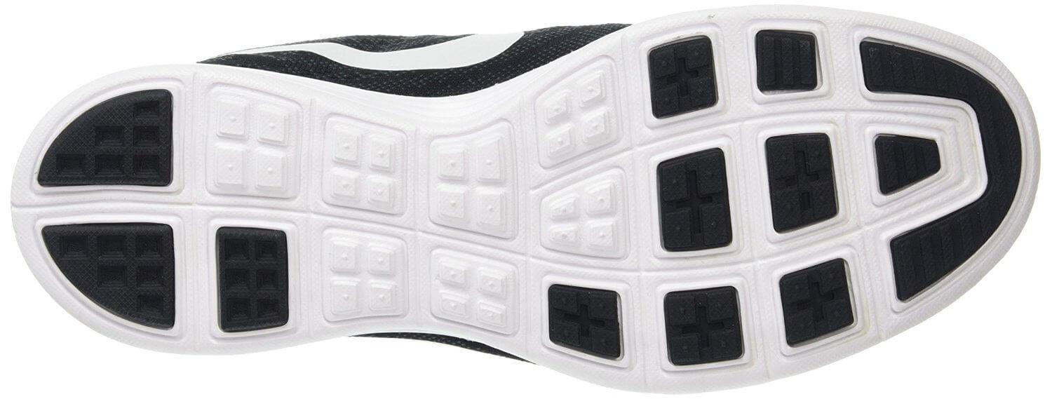 The Nike LunarTempo 2's outsole uses a waffle treading to improve traction.