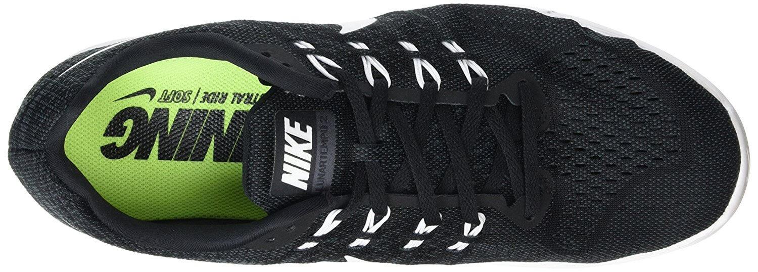 Extra foam in the Nike LunarTempo 2 around the heel and tongue provide extra comfort.