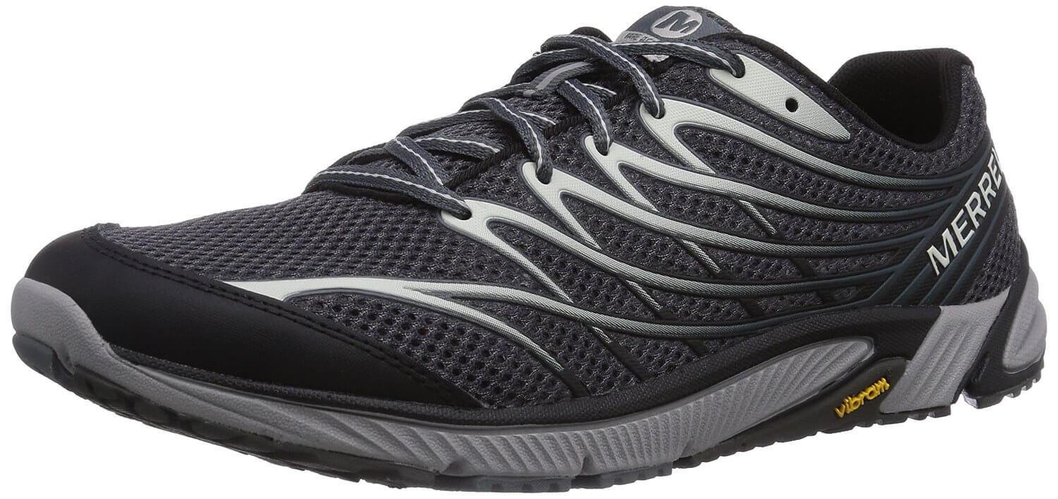 the Merrell Bare Access 4 is a sleek, minimalist running shoe that offer superior control during a run