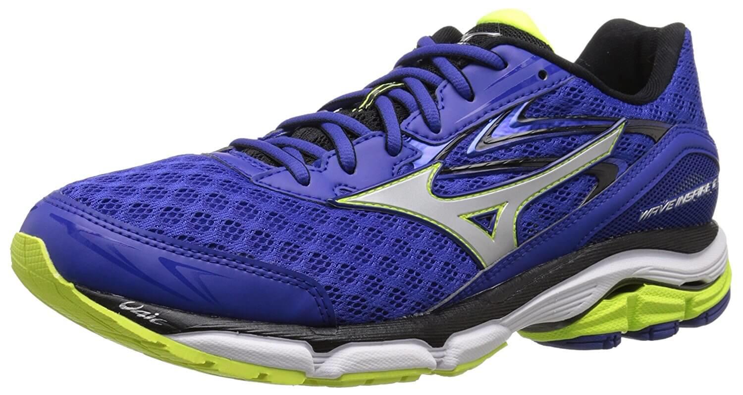 the Mizuno Wave Inspire 12 is a breathable running shoe with a good amount of traction