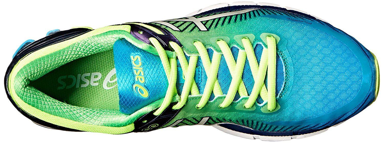 the Asics Gel Kinsei 6 has a highly breathable upper that's comfortable after lace-up
