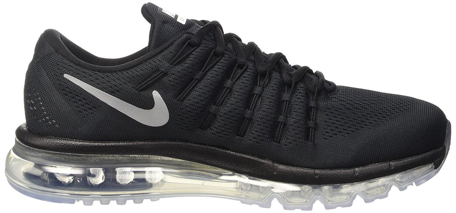 A very high heel drop is present on the Nike Air Max 2016.