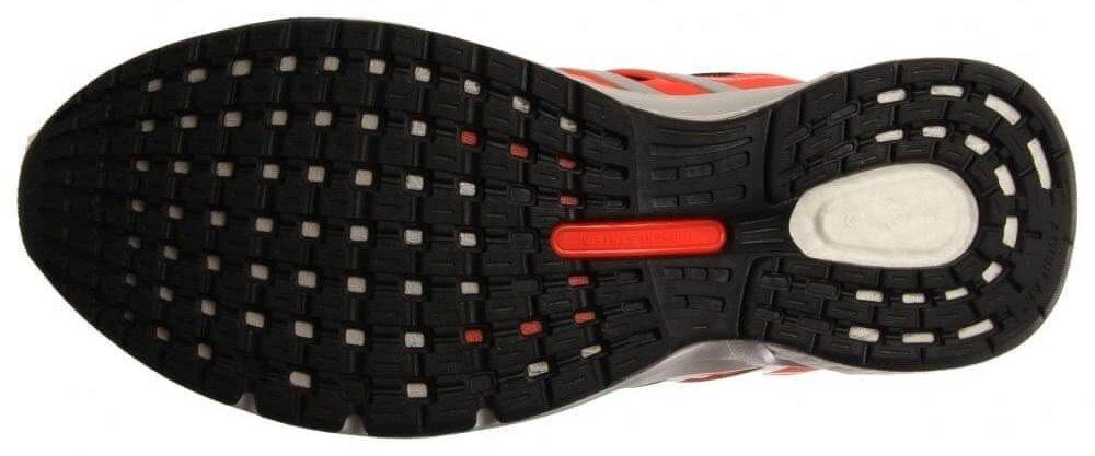 The Adiwear carbon rubber used in the Adidas Questar Boost's outsole is highly resistant to abrasions.