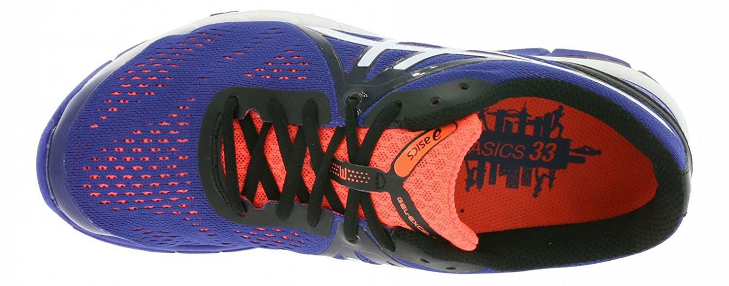 A top view of the Asics Gel Excel33