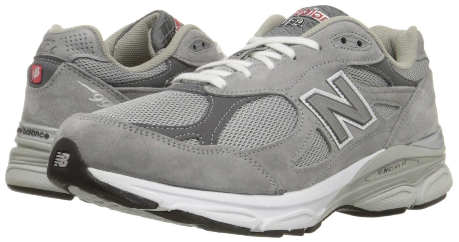 A pair of the New Balance 990v3 running shoes