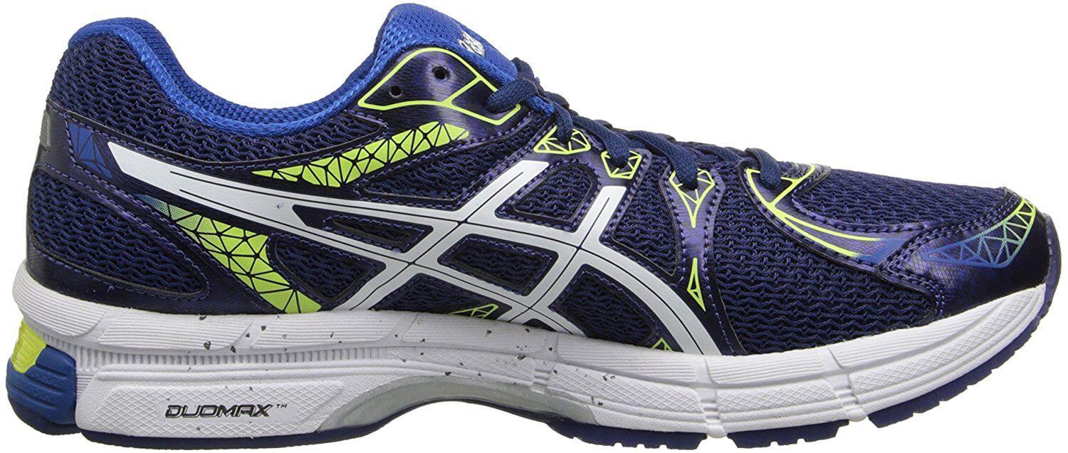 The ASICS Gel Exalt 2 features gel cushioning in the rear of the midsole.