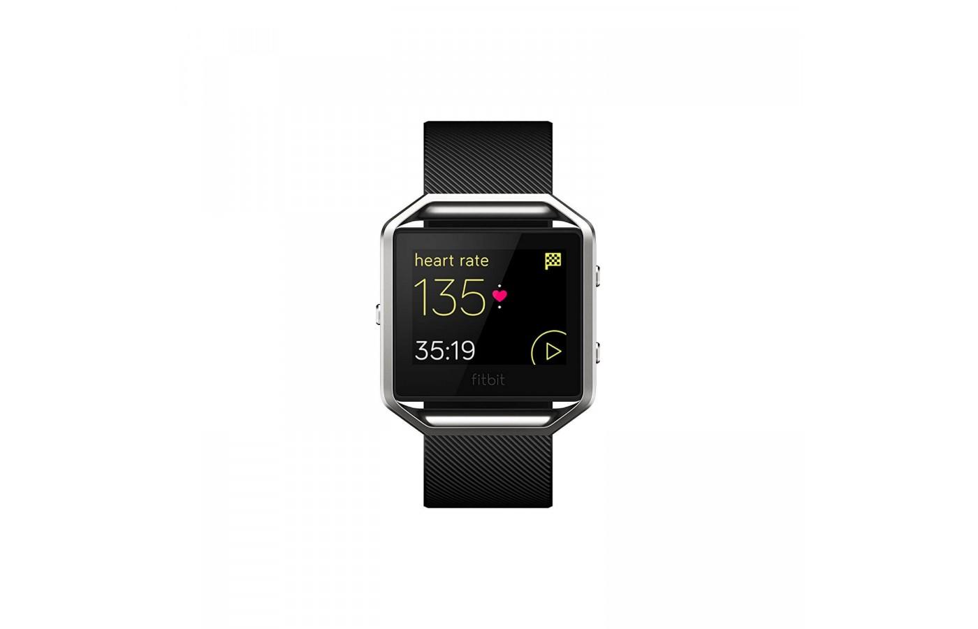 Fitbit Blaze has an easy to read screen and can be easily navigated through the touchscreen