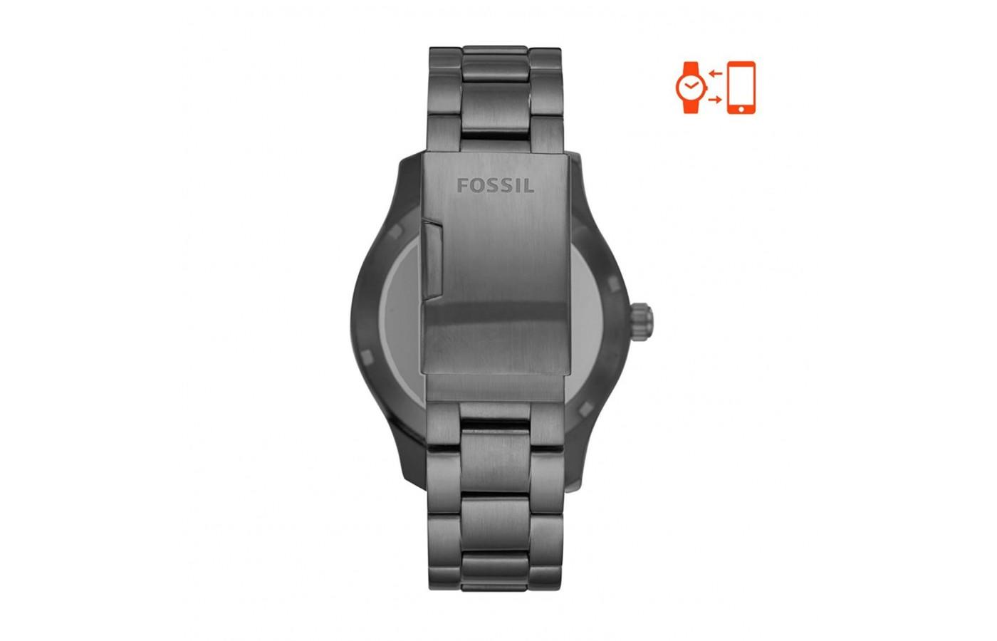 Back of Q Marshal Fossil Gen 2 Smartwatch in Stainless Steel