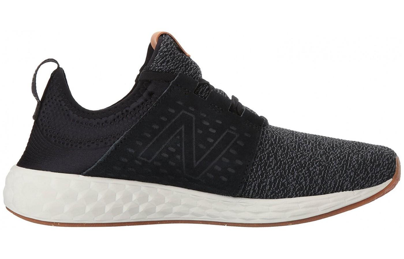 the New Balance Fresh Foam Cruz has a low profile with a blown rubber outsole