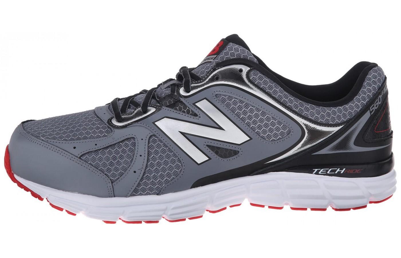 A view of the inner side of the New Balance 560V6. 