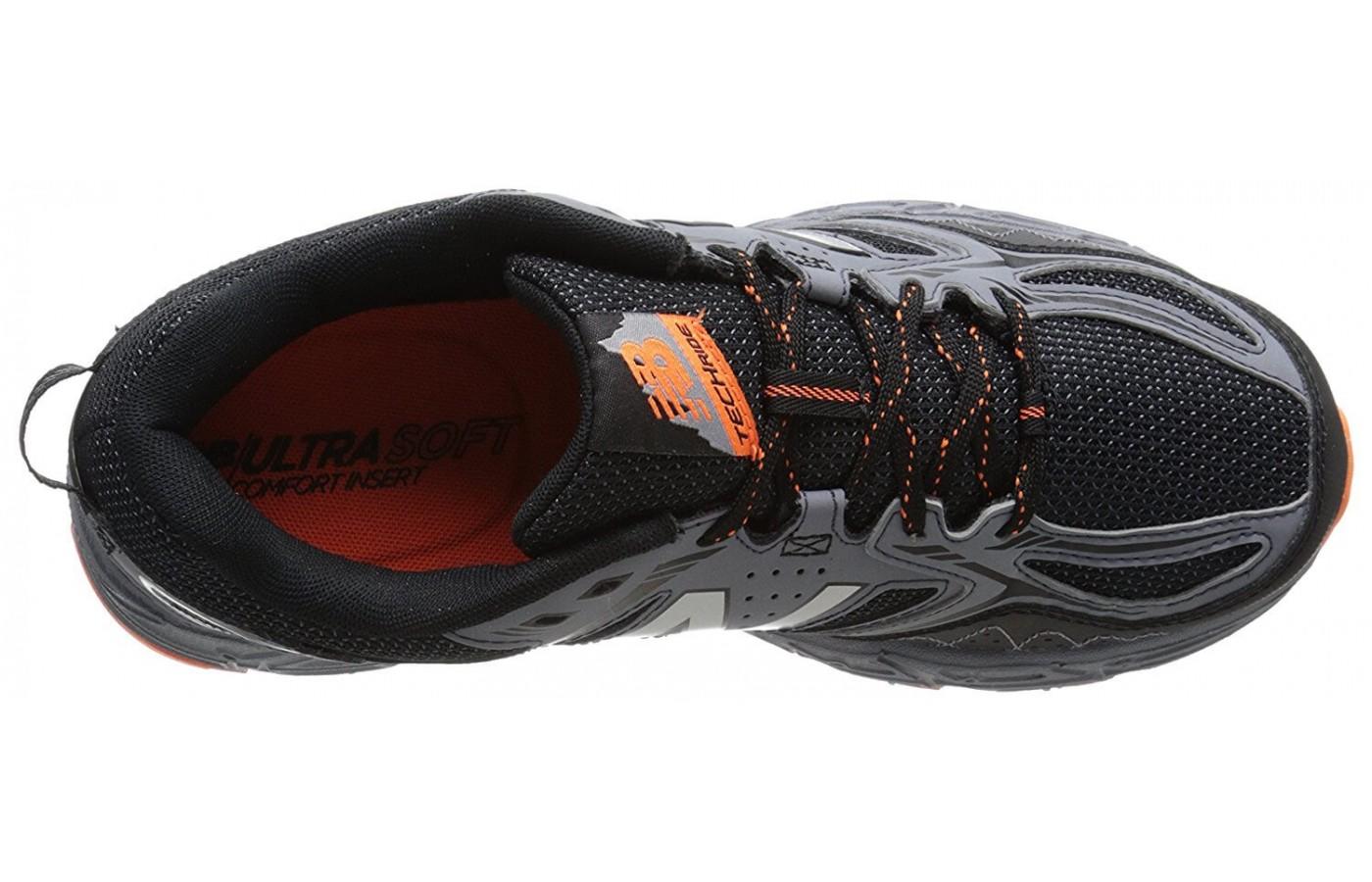 The breathable upper provides a comfortable ride. 