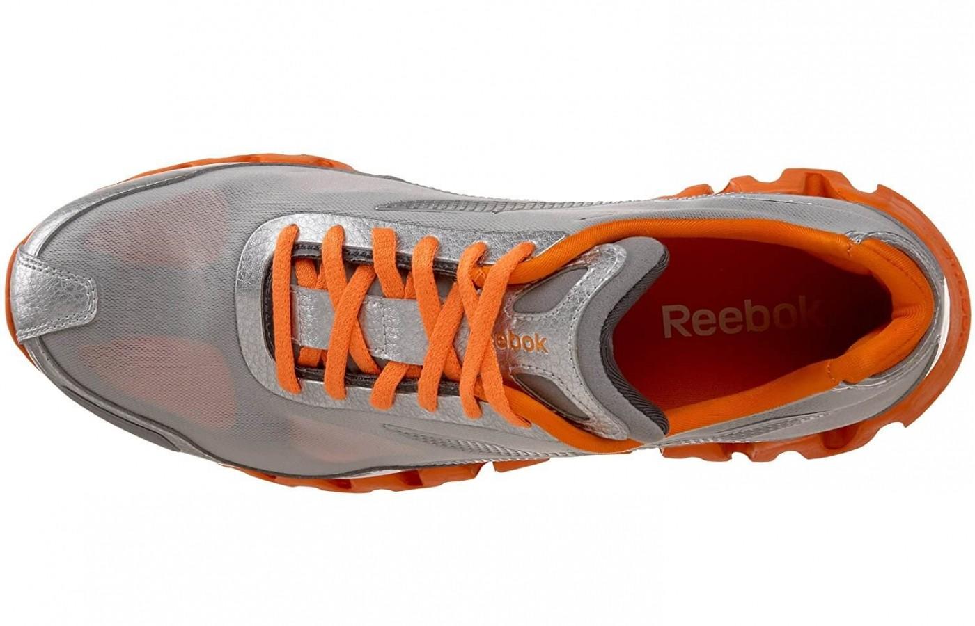 the upper of the Reebok Zig Pulse is made from a breathable, flexible mesh