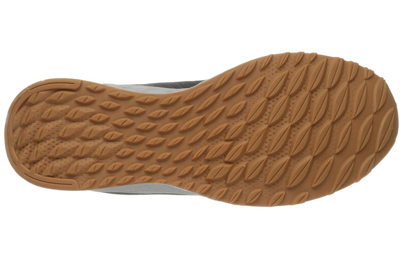 The outsole is made from a durable rubber. 