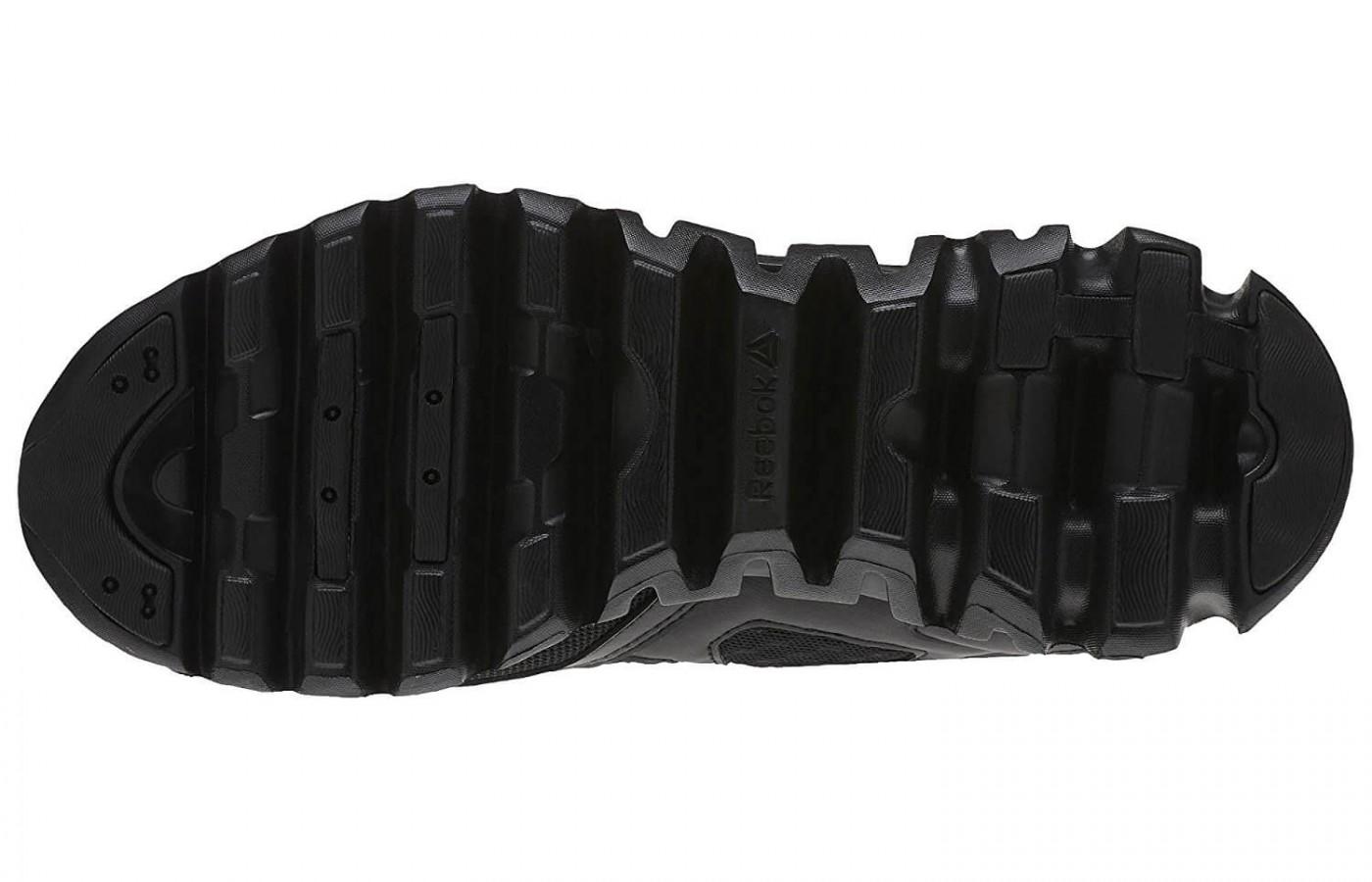 The outsold features a durable material with added traction 