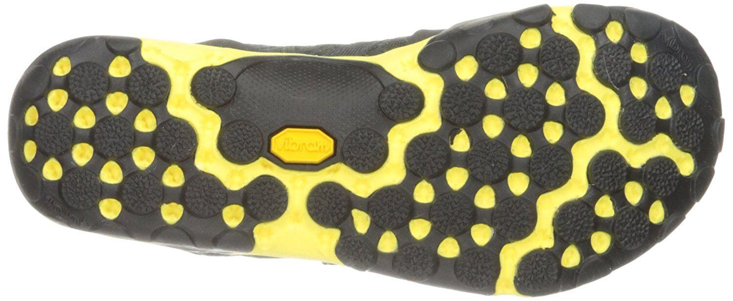 The special Vibram outsole and lugs can be seen here.