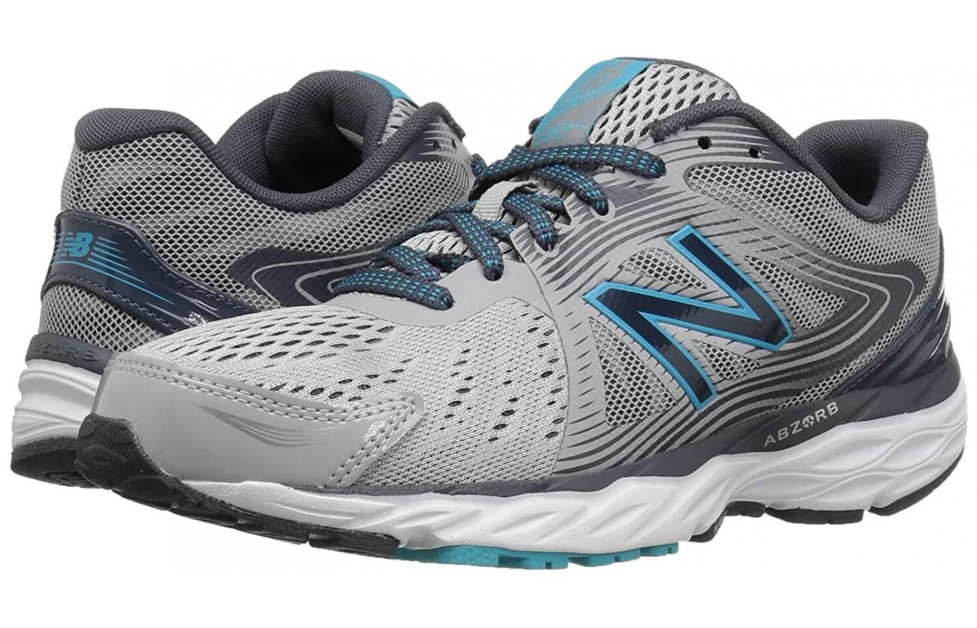 The New Balance 680V4 features a 12mm drop