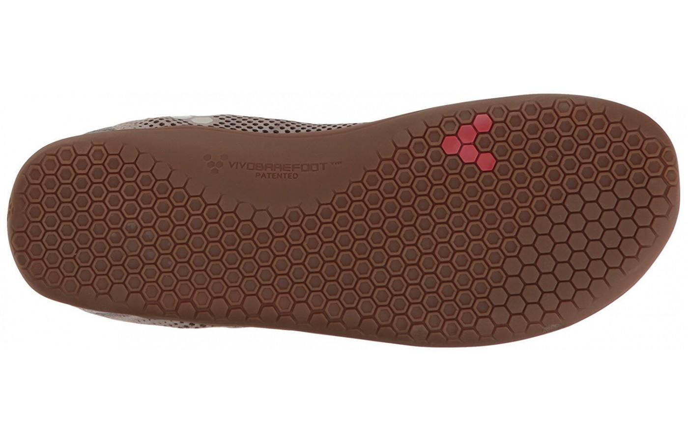 The bottom of the Vivobarefoot Primus Trio is soft to allow natural movement