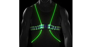 Noxgear Tracer360 is a great visibility vest to keep you safe running in the dark.