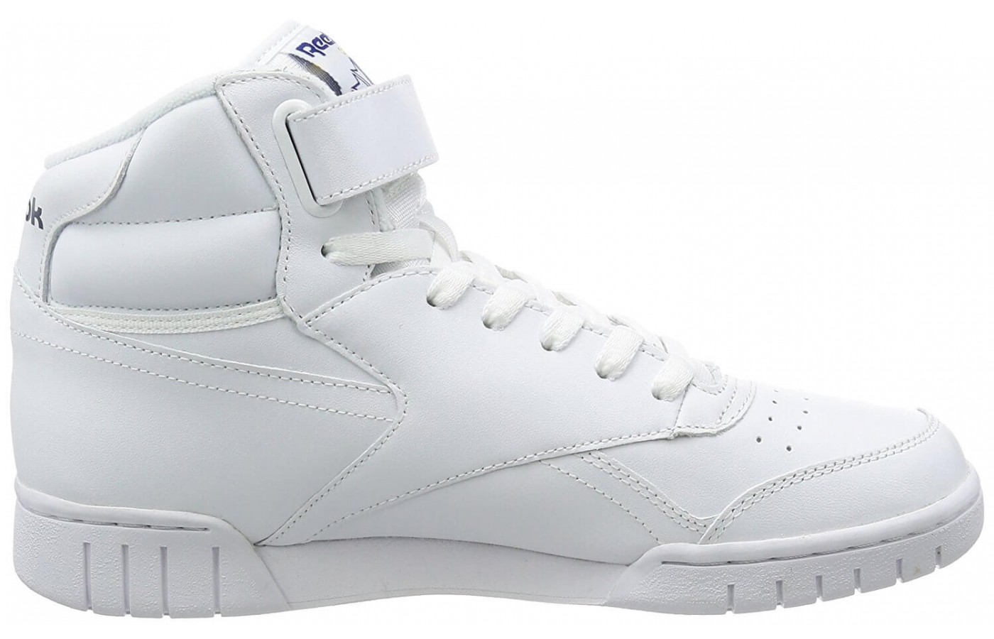 The Reebok Ex-O-Fit Hi features a leather upper