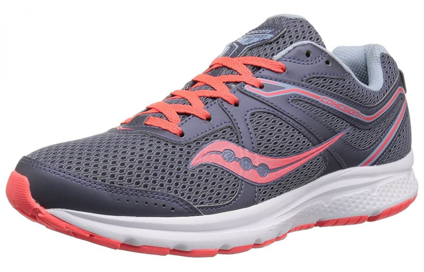 The Saucony Cohesion 11 features a REACT2U footbed