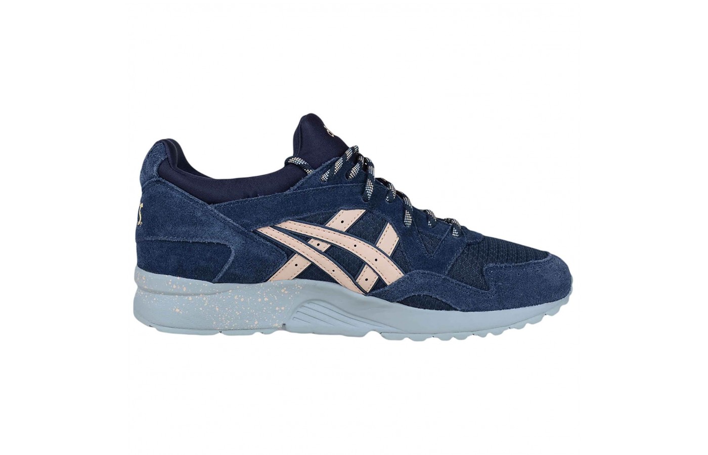 The Asics Gel Lyte V comes in a variety of upper materials
