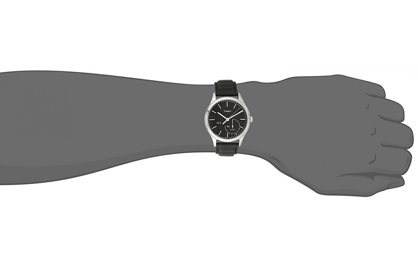 The Timex IQ + Move is Bluetooth enabled