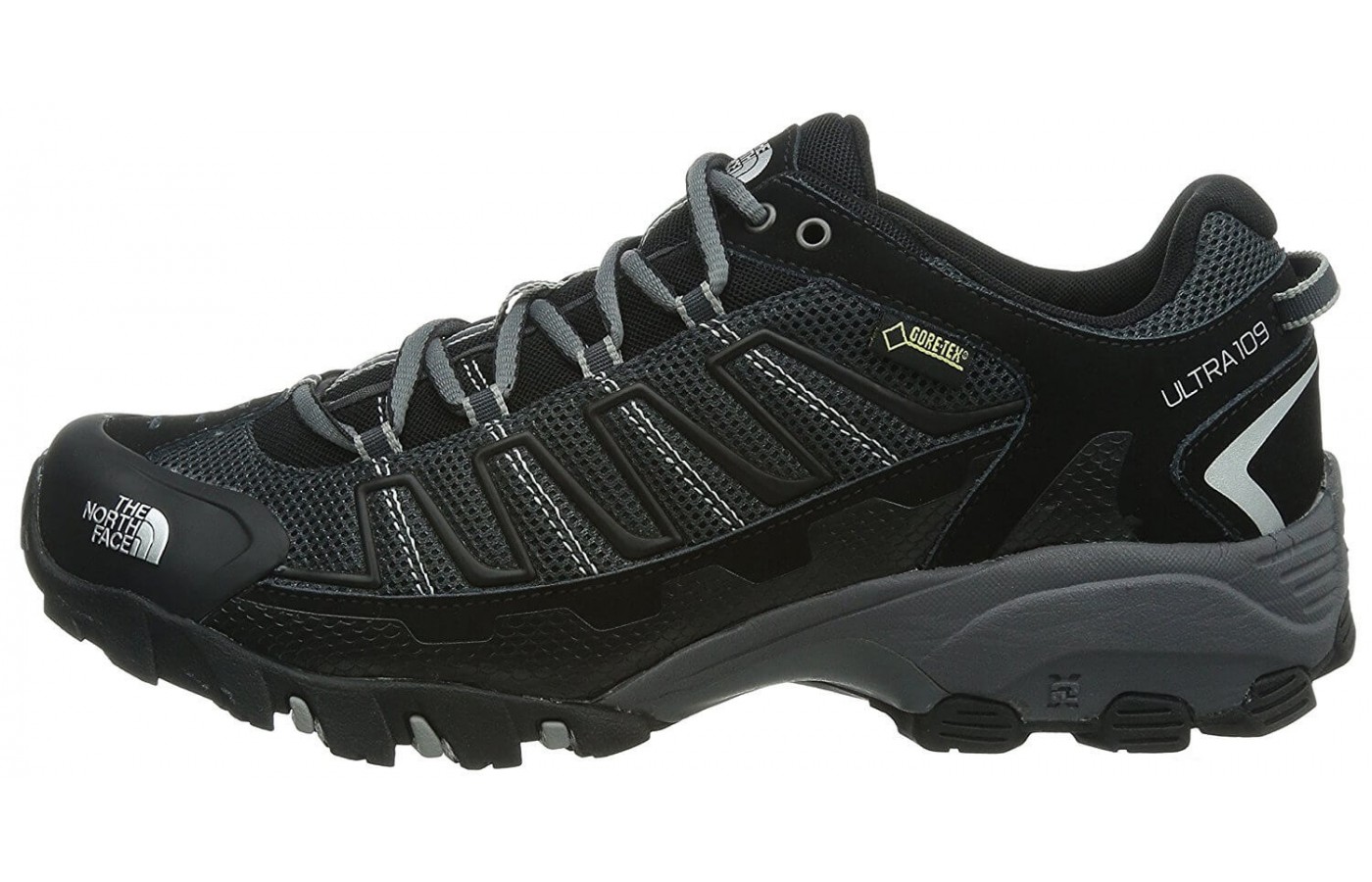 The The North Face Ultra 110 GTX has an ESS rock plate for protection