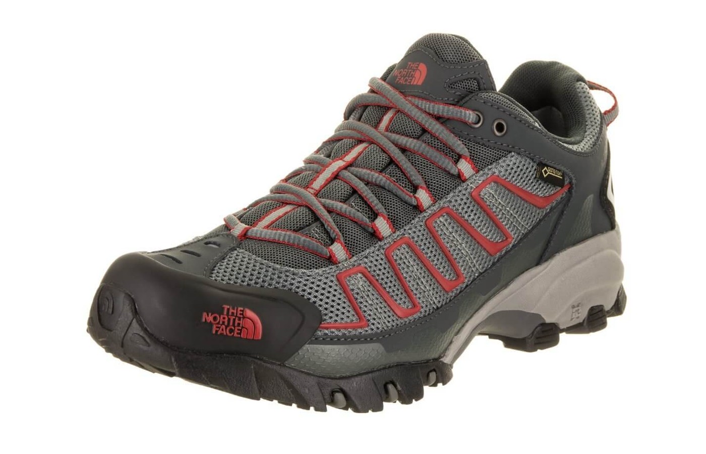 The The North Face Ultra 110 GTX features a mesh upper 