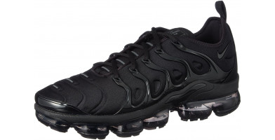 The Nike Air VaporMax Plus features a TPU cage and Neoprene upper.