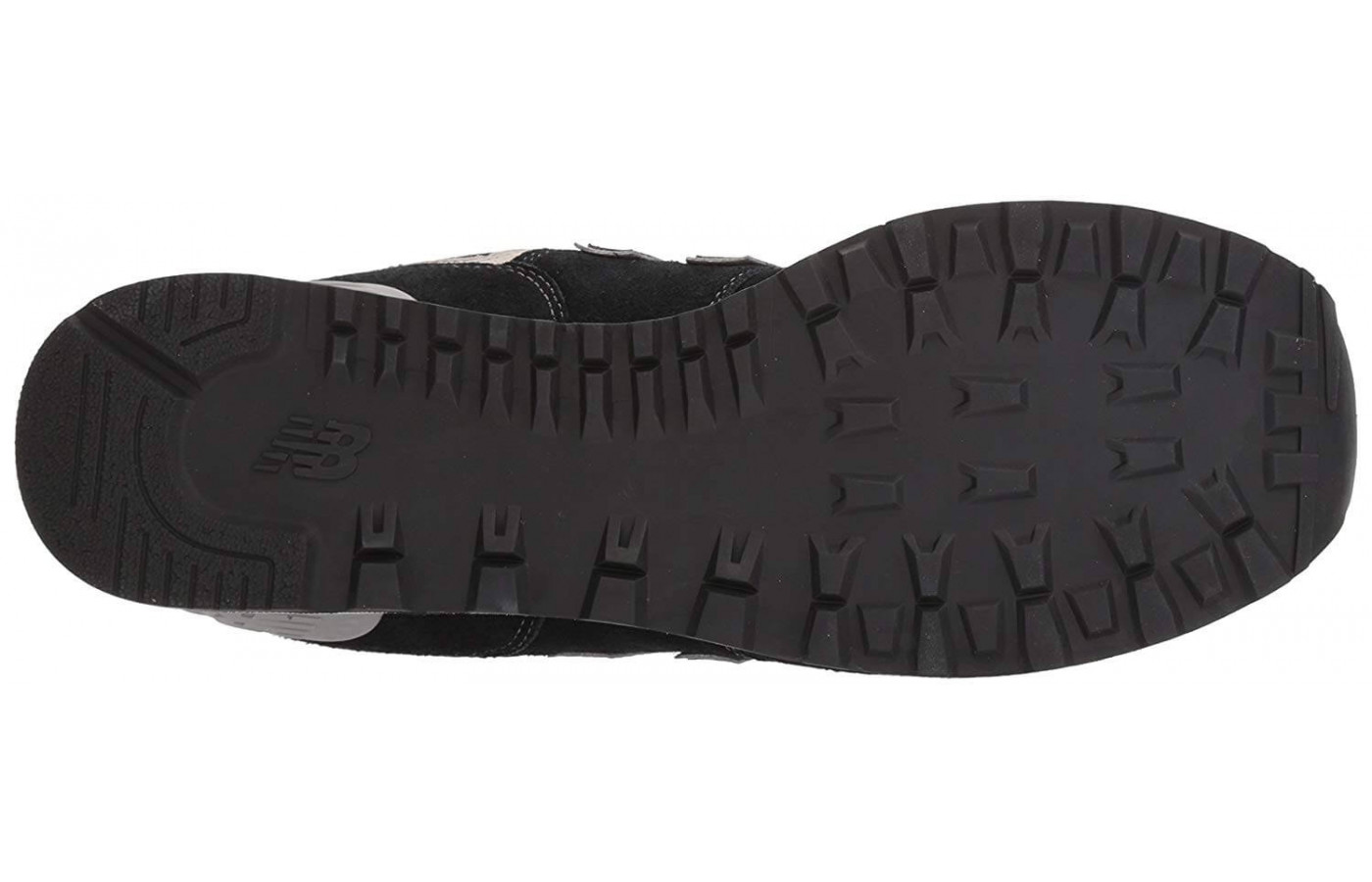 The 574 features a basic rubber outsole