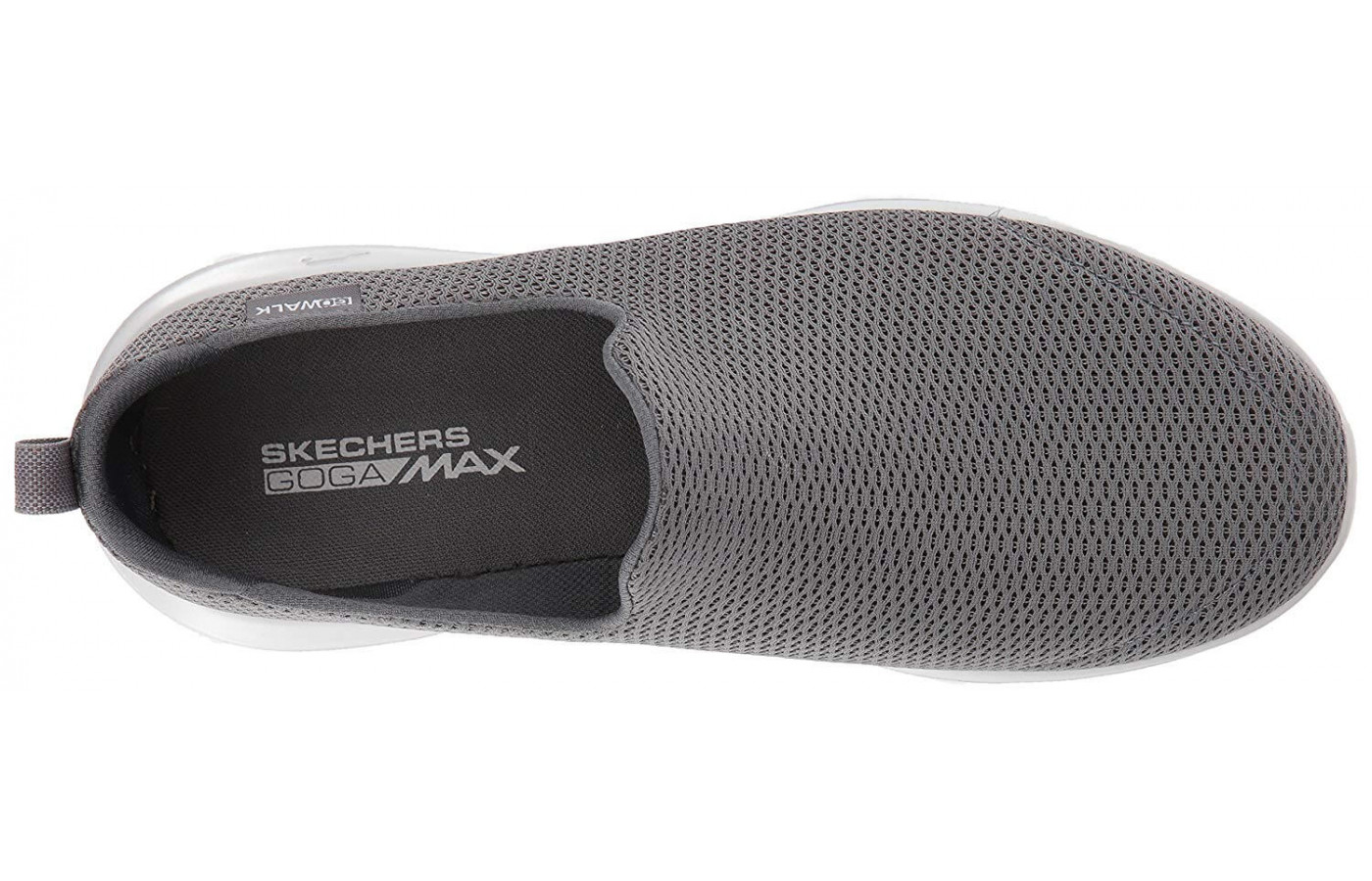 The GoMax Walk has a slip-on construction and is made of textured mesh.