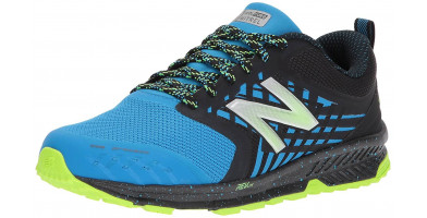 The New Balance FuelCore Nitrel features a new sew engineered mesh upper and toe protect. 