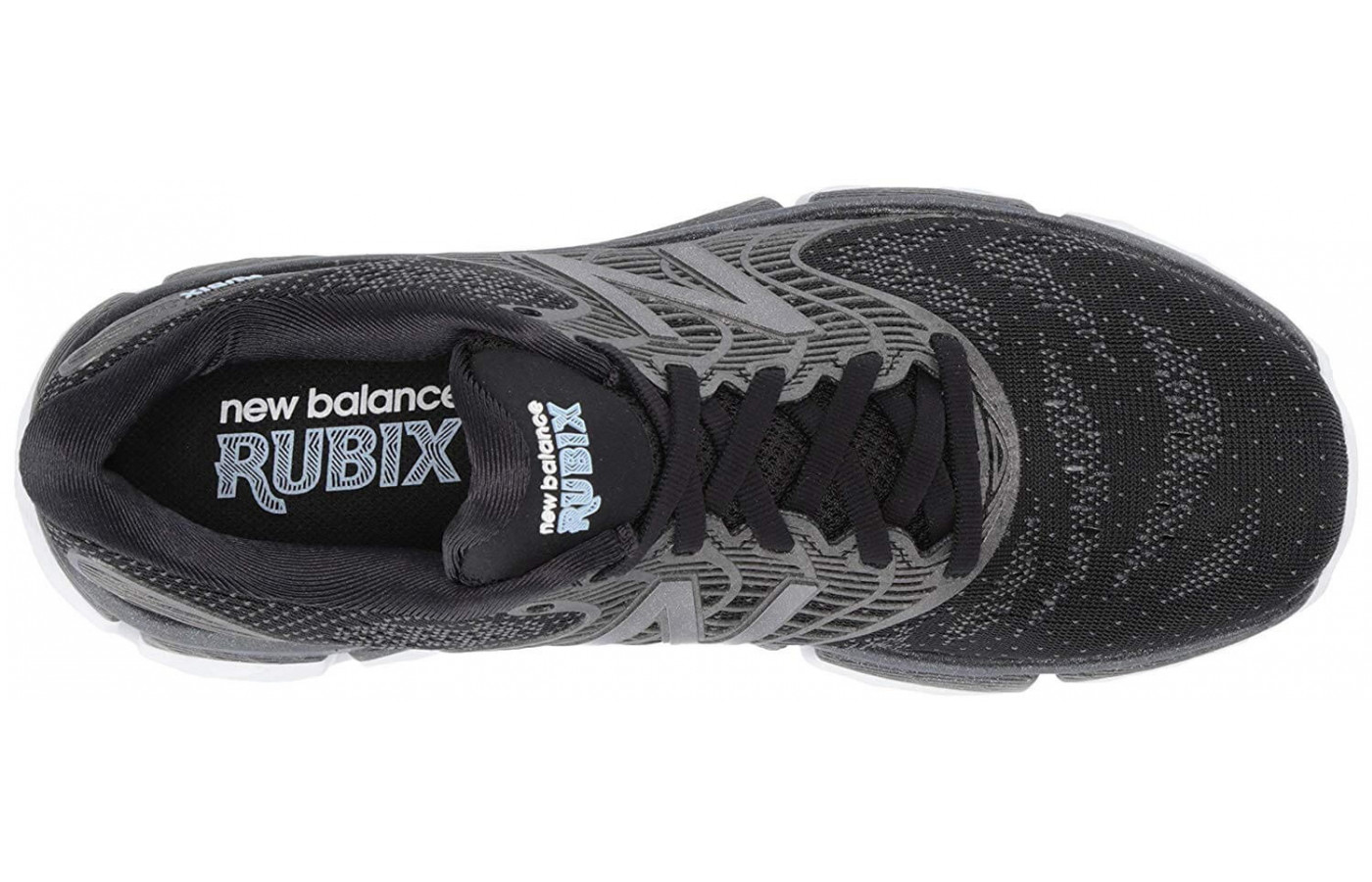 The Rubix features a Double Jacquard mesh upper with TPU overlays