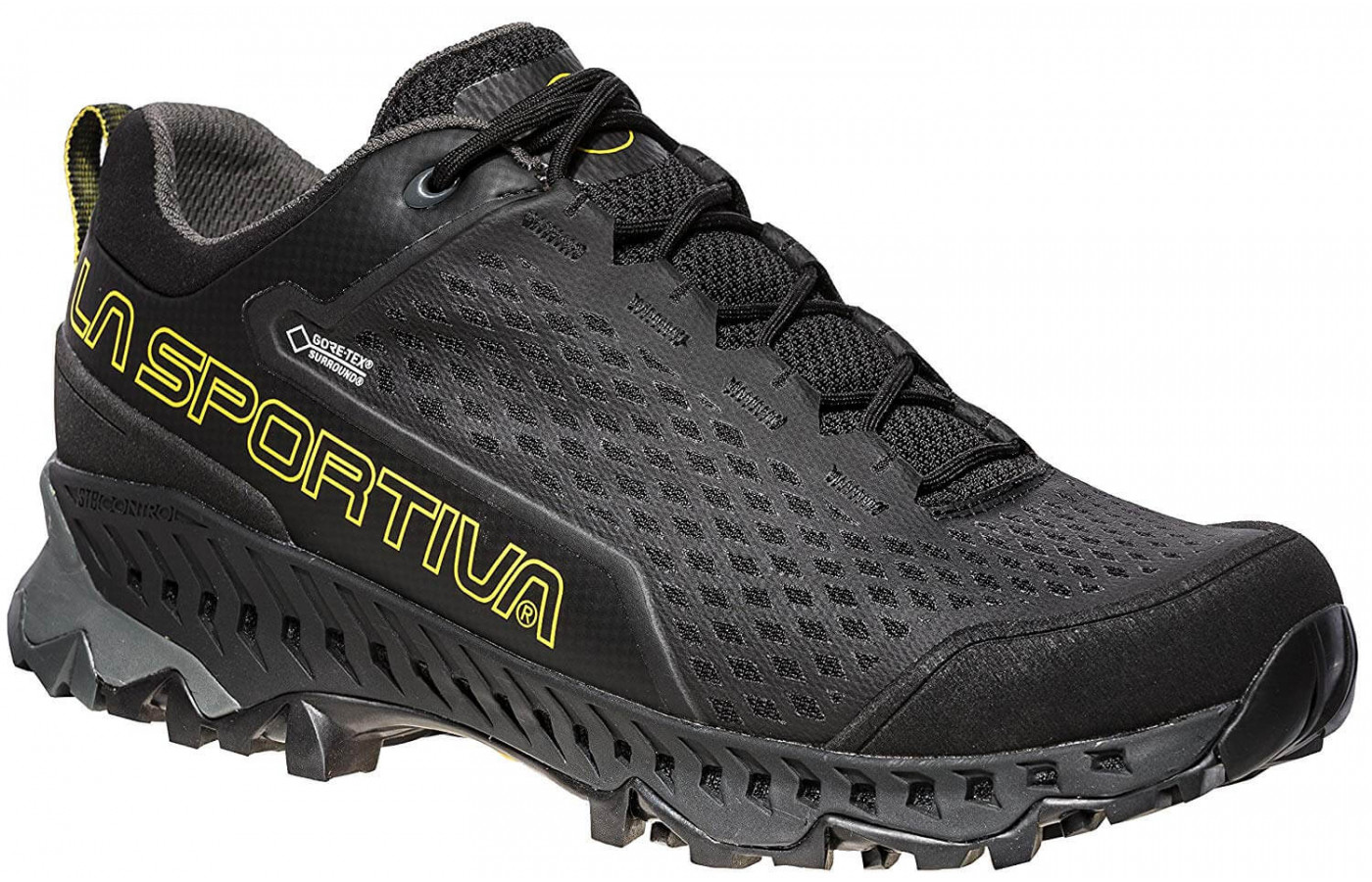 The Spire GTX is available in black or blue.